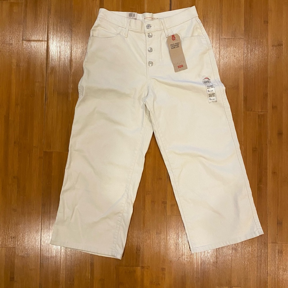 Levi’s Mile High Cropped Wide Leg NWT!